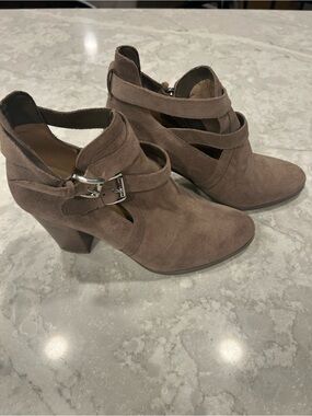 Michael Kors Walden Suede Buckle Strap Bootie